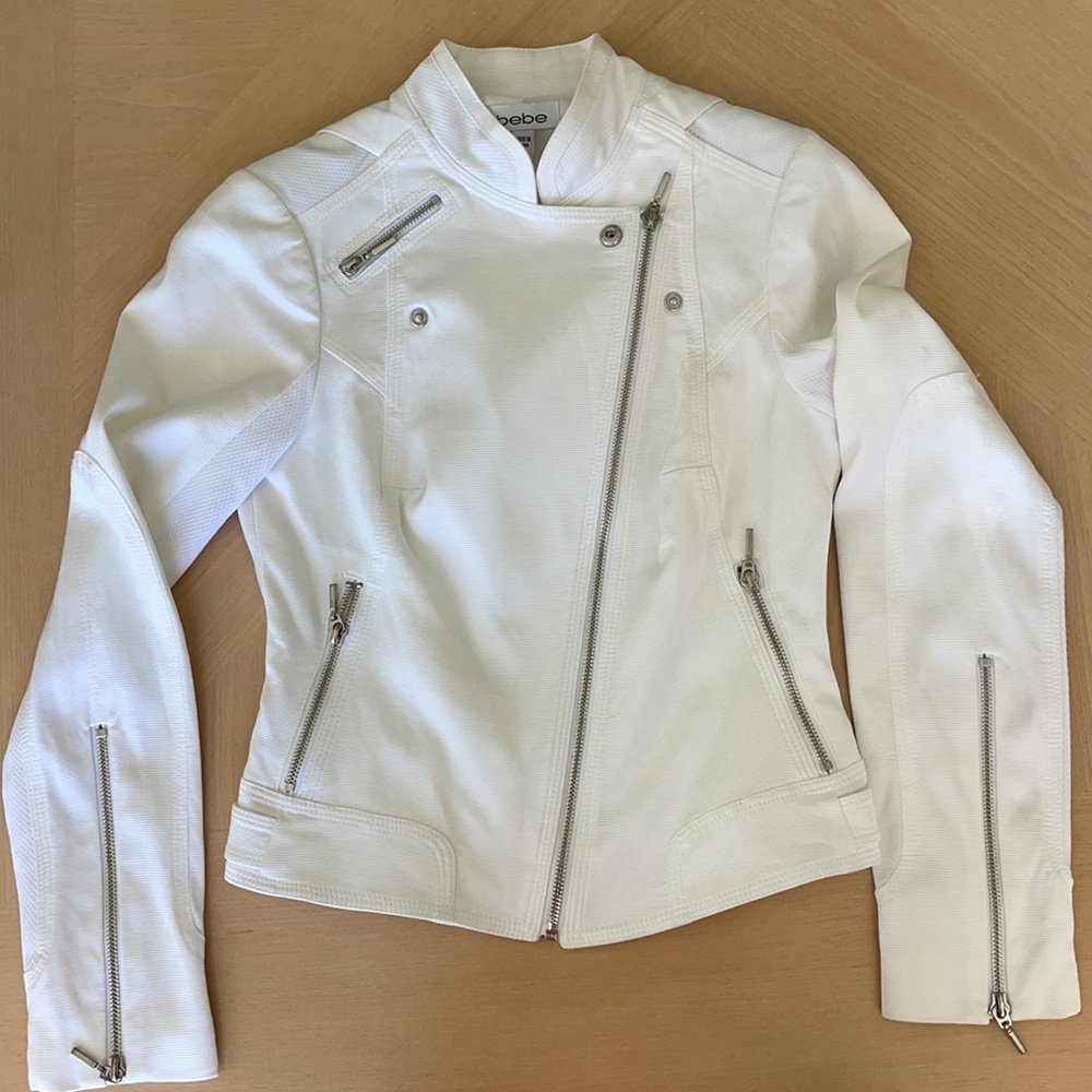 White Biker Jacket - image 4